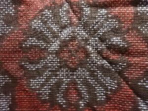 アンティーク　華紋織出し本場泥大島紬着物（5マルキ）